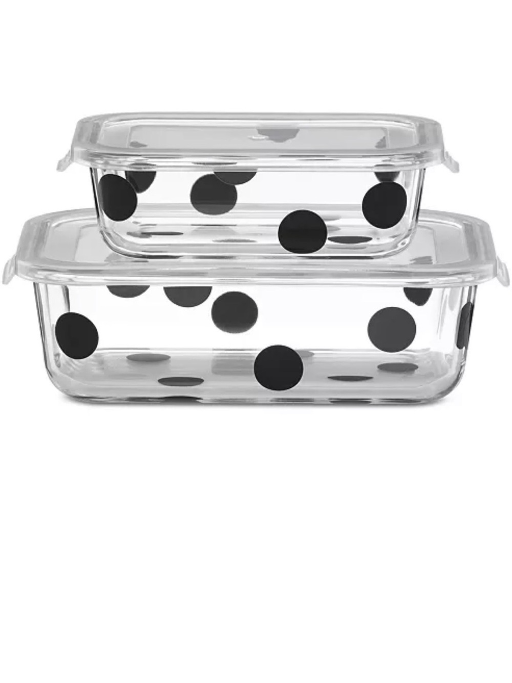 Lenox Kate Spade ♠️ Deco Dot Rectangular Food Storage